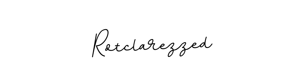 Use a signature maker to create a handwritten signature online. With this signature software, you can design (BallpointsItalic-DORy9) your own signature for name Rotclarezzed. Rotclarezzed signature style 11 images and pictures png