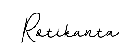 The best way (BallpointsItalic-DORy9) to make a short signature is to pick only two or three words in your name. For converting this name Rotikanta. Rotikanta signature style 11 images and pictures png