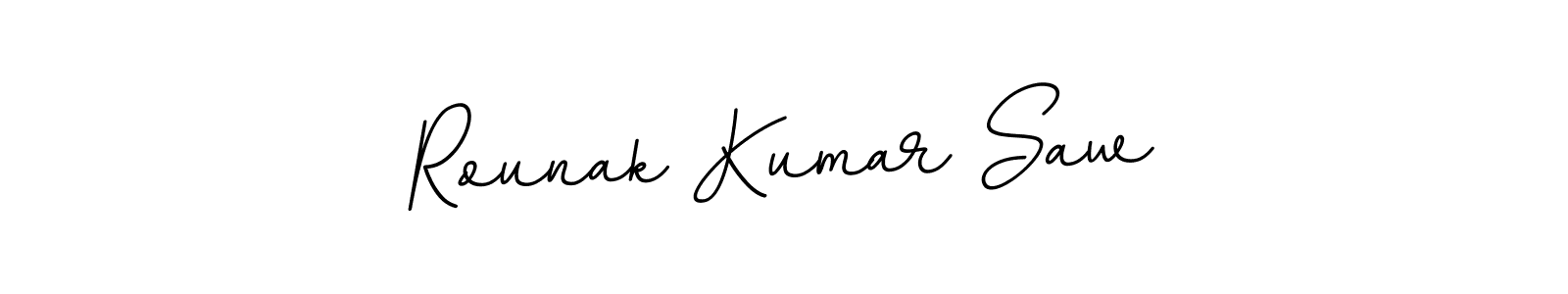 Rounak Kumar Saw stylish signature style. Best Handwritten Sign (BallpointsItalic-DORy9) for my name. Handwritten Signature Collection Ideas for my name Rounak Kumar Saw. Rounak Kumar Saw signature style 11 images and pictures png