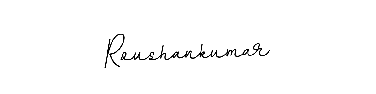 It looks lik you need a new signature style for name Roushankumar. Design unique handwritten (BallpointsItalic-DORy9) signature with our free signature maker in just a few clicks. Roushankumar signature style 11 images and pictures png