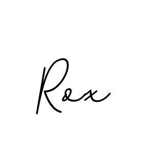 Use a signature maker to create a handwritten signature online. With this signature software, you can design (BallpointsItalic-DORy9) your own signature for name Rox. Rox signature style 11 images and pictures png