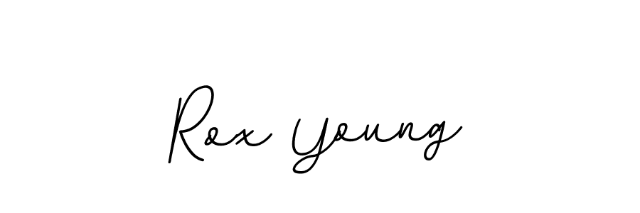 Also You can easily find your signature by using the search form. We will create Rox Young name handwritten signature images for you free of cost using BallpointsItalic-DORy9 sign style. Rox Young signature style 11 images and pictures png