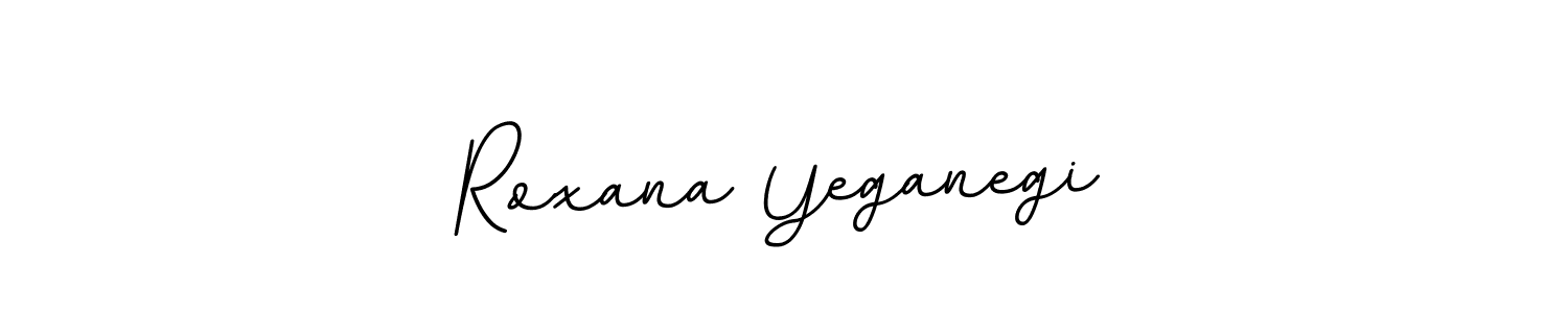 Also You can easily find your signature by using the search form. We will create Roxana Yeganegi name handwritten signature images for you free of cost using BallpointsItalic-DORy9 sign style. Roxana Yeganegi signature style 11 images and pictures png
