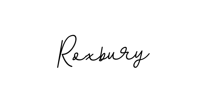 Design your own signature with our free online signature maker. With this signature software, you can create a handwritten (BallpointsItalic-DORy9) signature for name Roxbury. Roxbury signature style 11 images and pictures png