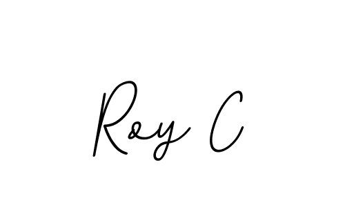 The best way (BallpointsItalic-DORy9) to make a short signature is to pick only two or three words in your name. The name Roy C include a total of six letters. For converting this name. Roy C signature style 11 images and pictures png
