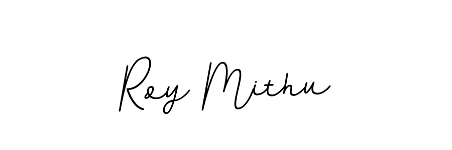 Roy Mithu stylish signature style. Best Handwritten Sign (BallpointsItalic-DORy9) for my name. Handwritten Signature Collection Ideas for my name Roy Mithu. Roy Mithu signature style 11 images and pictures png