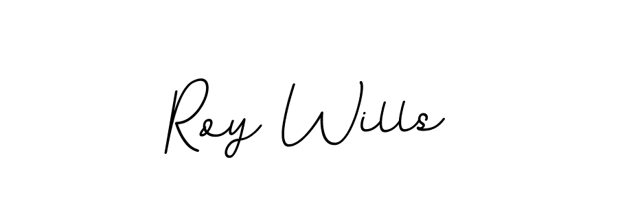 Roy Wills stylish signature style. Best Handwritten Sign (BallpointsItalic-DORy9) for my name. Handwritten Signature Collection Ideas for my name Roy Wills. Roy Wills signature style 11 images and pictures png