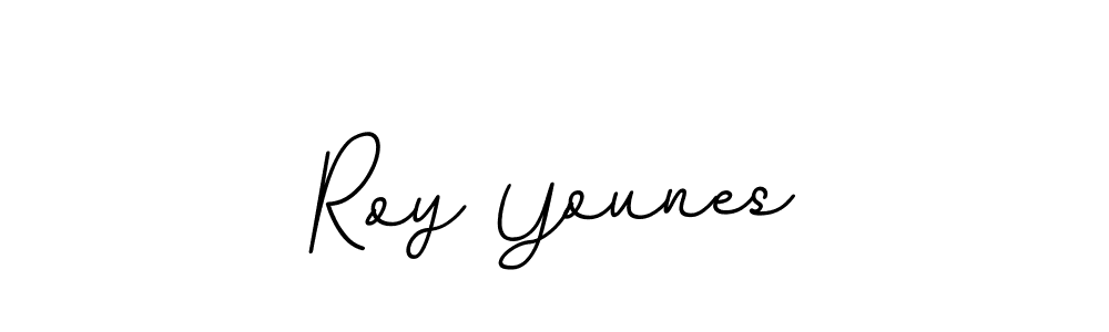 You should practise on your own different ways (BallpointsItalic-DORy9) to write your name (Roy Younes) in signature. don't let someone else do it for you. Roy Younes signature style 11 images and pictures png