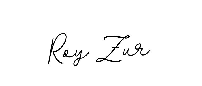 How to make Roy Zur name signature. Use BallpointsItalic-DORy9 style for creating short signs online. This is the latest handwritten sign. Roy Zur signature style 11 images and pictures png