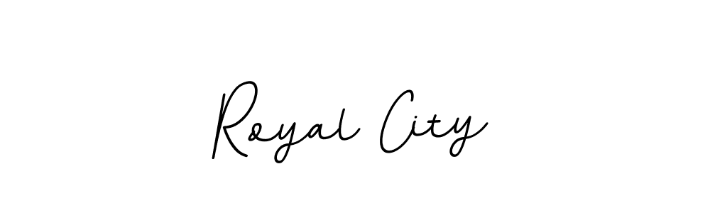 The best way (BallpointsItalic-DORy9) to make a short signature is to pick only two or three words in your name. The name Royal City include a total of six letters. For converting this name. Royal City signature style 11 images and pictures png