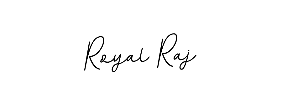 Royal Raj stylish signature style. Best Handwritten Sign (BallpointsItalic-DORy9) for my name. Handwritten Signature Collection Ideas for my name Royal Raj. Royal Raj signature style 11 images and pictures png