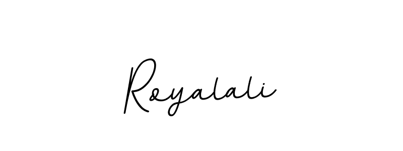Make a beautiful signature design for name Royalali. With this signature (BallpointsItalic-DORy9) style, you can create a handwritten signature for free. Royalali signature style 11 images and pictures png