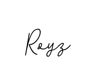 The best way (BallpointsItalic-DORy9) to make a short signature is to pick only two or three words in your name. The name Royz include a total of six letters. For converting this name. Royz signature style 11 images and pictures png