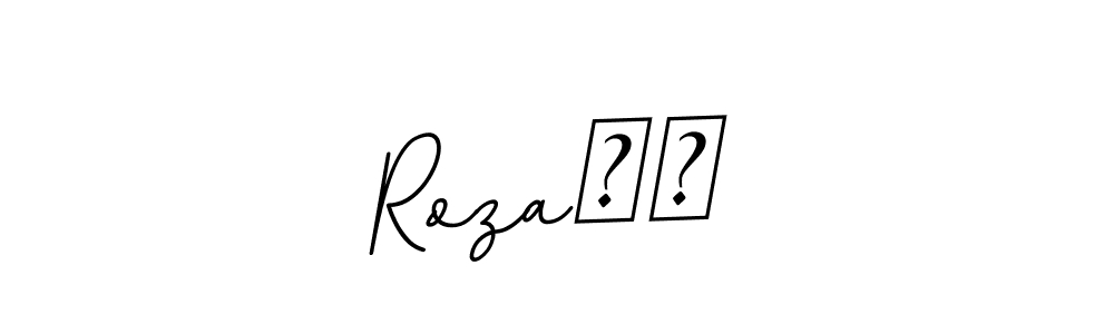 Once you've used our free online signature maker to create your best signature BallpointsItalic-DORy9 style, it's time to enjoy all of the benefits that Roza❤️ name signing documents. Roza❤️ signature style 11 images and pictures png