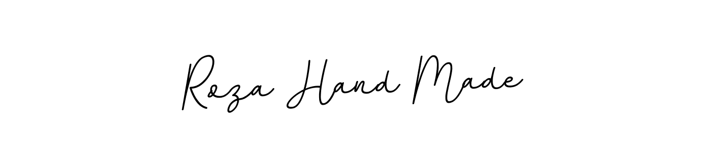 Make a beautiful signature design for name Roza Hand Made. Use this online signature maker to create a handwritten signature for free. Roza Hand Made signature style 11 images and pictures png
