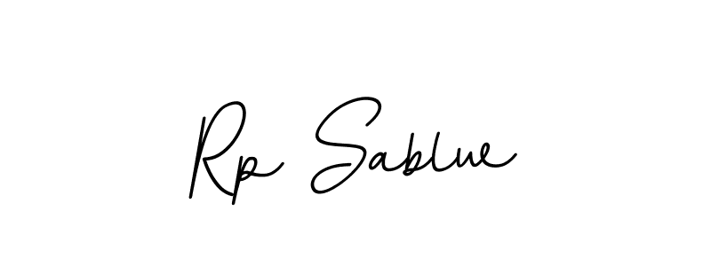 Design your own signature with our free online signature maker. With this signature software, you can create a handwritten (BallpointsItalic-DORy9) signature for name Rp Sablw. Rp Sablw signature style 11 images and pictures png