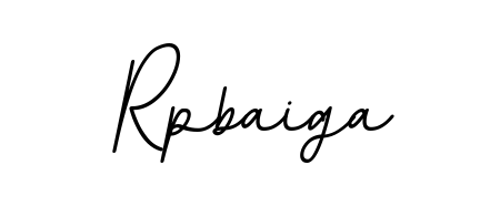 The BallpointsItalic-DORy9 typeface gives name Rpbaiga a refined look. Suitable for certificates, diplomas, and official verification. Rpbaiga signature style 11 images and pictures png