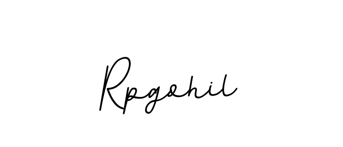 It looks lik you need a new signature style for name Rpgohil. Design unique handwritten (BallpointsItalic-DORy9) signature with our free signature maker in just a few clicks. Rpgohil signature style 11 images and pictures png