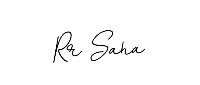 You should practise on your own different ways (BallpointsItalic-DORy9) to write your name (Rr Saha) in signature. don't let someone else do it for you. Rr Saha signature style 11 images and pictures png