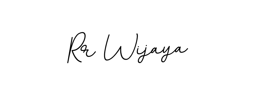 Make a beautiful signature design for name Rr Wijaya. With this signature (BallpointsItalic-DORy9) style, you can create a handwritten signature for free. Rr Wijaya signature style 11 images and pictures png