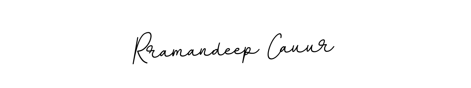 How to make Rramandeep Cauur name signature. Use BallpointsItalic-DORy9 style for creating short signs online. This is the latest handwritten sign. Rramandeep Cauur signature style 11 images and pictures png