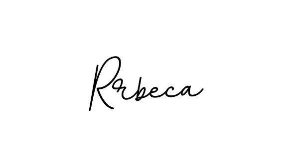 The best way (BallpointsItalic-DORy9) to make a short signature is to pick only two or three words in your name. The name Rrbeca include a total of six letters. For converting this name. Rrbeca signature style 11 images and pictures png