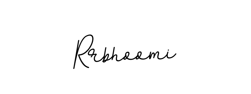 Design your own signature with our free online signature maker. With this signature software, you can create a handwritten (BallpointsItalic-DORy9) signature for name Rrbhoomi. Rrbhoomi signature style 11 images and pictures png
