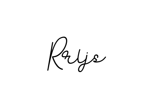 Rrljs stylish signature style. Best Handwritten Sign (BallpointsItalic-DORy9) for my name. Handwritten Signature Collection Ideas for my name Rrljs. Rrljs signature style 11 images and pictures png
