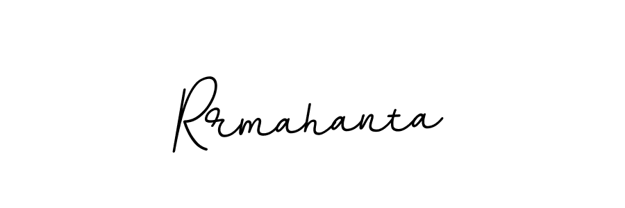 Use a signature maker to create a handwritten signature online. With this signature software, you can design (BallpointsItalic-DORy9) your own signature for name Rrmahanta. Rrmahanta signature style 11 images and pictures png