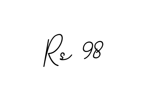 Similarly BallpointsItalic-DORy9 is the best handwritten signature design. Signature creator online .You can use it as an online autograph creator for name Rs 98. Rs 98 signature style 11 images and pictures png
