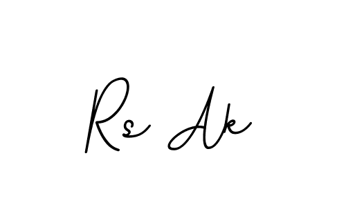 It looks lik you need a new signature style for name Rs Ak. Design unique handwritten (BallpointsItalic-DORy9) signature with our free signature maker in just a few clicks. Rs Ak signature style 11 images and pictures png