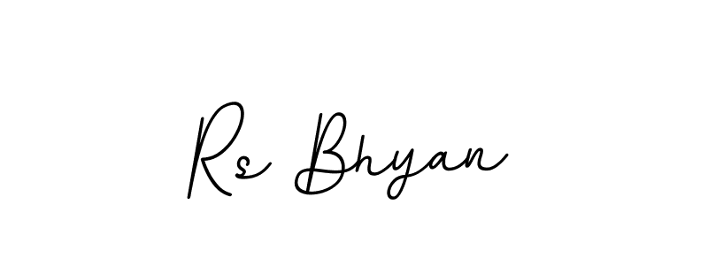 The best way (BallpointsItalic-DORy9) to make a short signature is to pick only two or three words in your name. The name Rs Bhyan include a total of six letters. For converting this name. Rs Bhyan signature style 11 images and pictures png