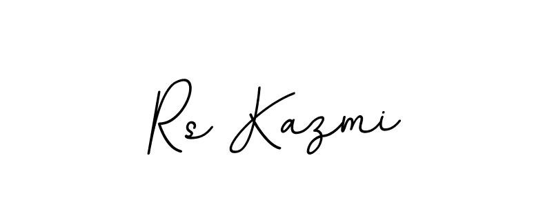 Rs Kazmi stylish signature style. Best Handwritten Sign (BallpointsItalic-DORy9) for my name. Handwritten Signature Collection Ideas for my name Rs Kazmi. Rs Kazmi signature style 11 images and pictures png