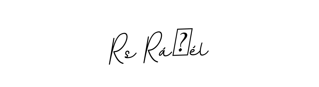 The best way (BallpointsItalic-DORy9) to make a short signature is to pick only two or three words in your name. The name Rs Rášél include a total of six letters. For converting this name. Rs Rášél signature style 11 images and pictures png