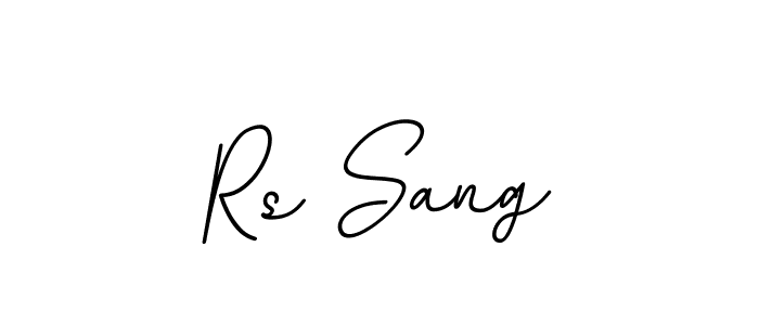 This is the best signature style for the Rs Sang name. Also you like these signature font (BallpointsItalic-DORy9). Mix name signature. Rs Sang signature style 11 images and pictures png