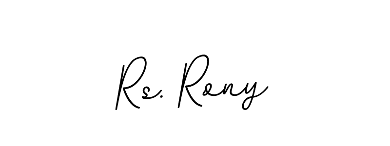 It looks lik you need a new signature style for name Rs. Rony. Design unique handwritten (BallpointsItalic-DORy9) signature with our free signature maker in just a few clicks. Rs. Rony signature style 11 images and pictures png