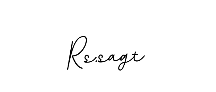 Make a beautiful signature design for name Rs.sagt. With this signature (BallpointsItalic-DORy9) style, you can create a handwritten signature for free. Rs.sagt signature style 11 images and pictures png