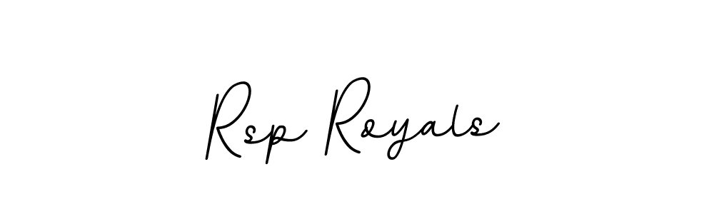 Make a beautiful signature design for name Rsp Royals. With this signature (BallpointsItalic-DORy9) style, you can create a handwritten signature for free. Rsp Royals signature style 11 images and pictures png