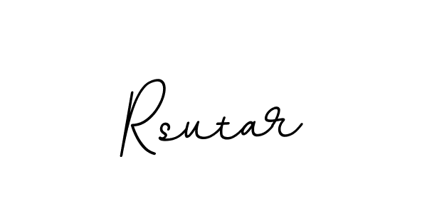 How to make Rsutar name signature. Use BallpointsItalic-DORy9 style for creating short signs online. This is the latest handwritten sign. Rsutar signature style 11 images and pictures png