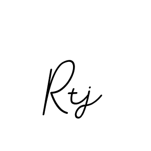 Use a signature maker to create a handwritten signature online. With this signature software, you can design (BallpointsItalic-DORy9) your own signature for name Rtj. Rtj signature style 11 images and pictures png