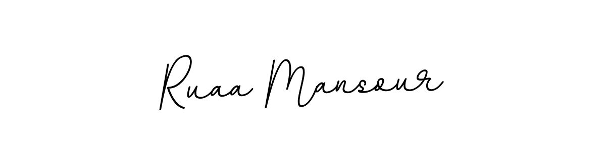 It looks lik you need a new signature style for name Ruaa Mansour. Design unique handwritten (BallpointsItalic-DORy9) signature with our free signature maker in just a few clicks. Ruaa Mansour signature style 11 images and pictures png