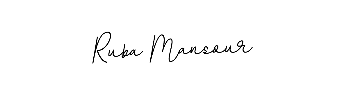 Also we have Ruba Mansour name is the best signature style. Create professional handwritten signature collection using BallpointsItalic-DORy9 autograph style. Ruba Mansour signature style 11 images and pictures png