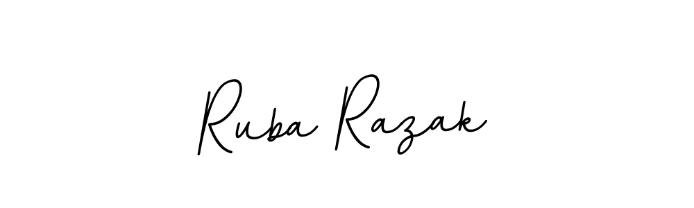 Ruba Razak stylish signature style. Best Handwritten Sign (BallpointsItalic-DORy9) for my name. Handwritten Signature Collection Ideas for my name Ruba Razak. Ruba Razak signature style 11 images and pictures png