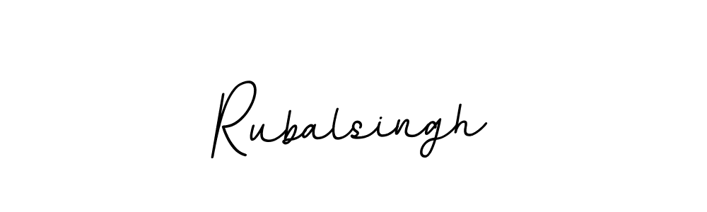 How to make Rubalsingh signature? BallpointsItalic-DORy9 is a professional autograph style. Create handwritten signature for Rubalsingh name. Rubalsingh signature style 11 images and pictures png