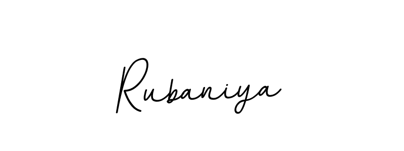 Similarly BallpointsItalic-DORy9 is the best handwritten signature design. Signature creator online .You can use it as an online autograph creator for name Rubaniya. Rubaniya signature style 11 images and pictures png