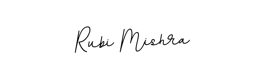 Make a beautiful signature design for name Rubi Mishra. With this signature (BallpointsItalic-DORy9) style, you can create a handwritten signature for free. Rubi Mishra signature style 11 images and pictures png