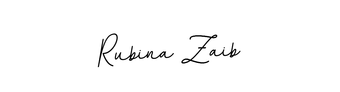 It looks lik you need a new signature style for name Rubina Zaib. Design unique handwritten (BallpointsItalic-DORy9) signature with our free signature maker in just a few clicks. Rubina Zaib signature style 11 images and pictures png