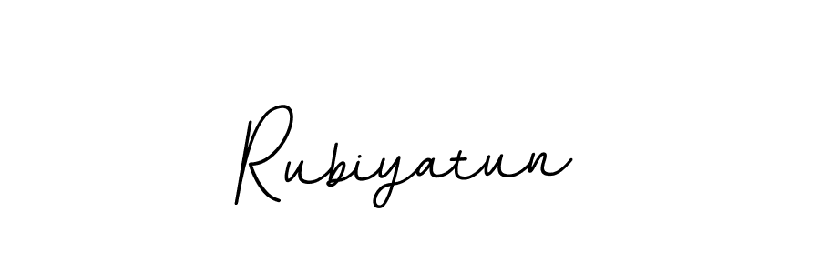 Make a beautiful signature design for name Rubiyatun. Use this online signature maker to create a handwritten signature for free. Rubiyatun signature style 11 images and pictures png