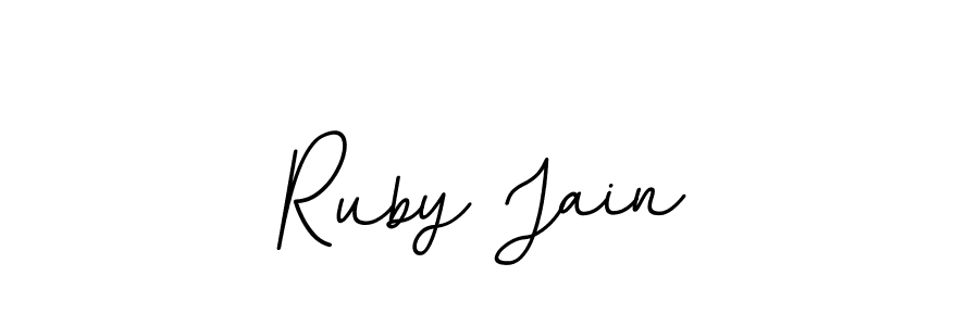 How to make Ruby Jain signature? BallpointsItalic-DORy9 is a professional autograph style. Create handwritten signature for Ruby Jain name. Ruby Jain signature style 11 images and pictures png