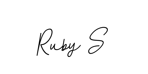 if you are searching for the best signature style for your name Ruby S. so please give up your signature search. here we have designed multiple signature styles  using BallpointsItalic-DORy9. Ruby S signature style 11 images and pictures png